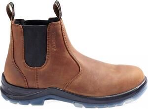 NEW TERRA men's murphy soft toe work boot in brown